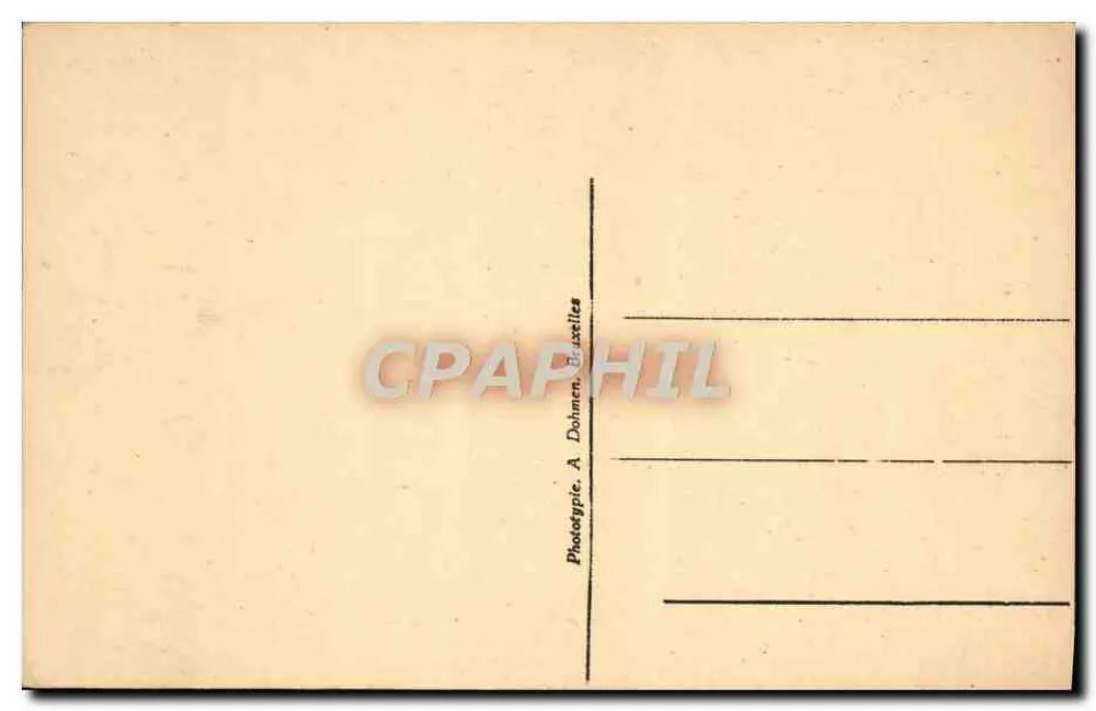 Ostende — Hotel Providence Regina — uitgever A. Dohmen, Brussel - Achterkant