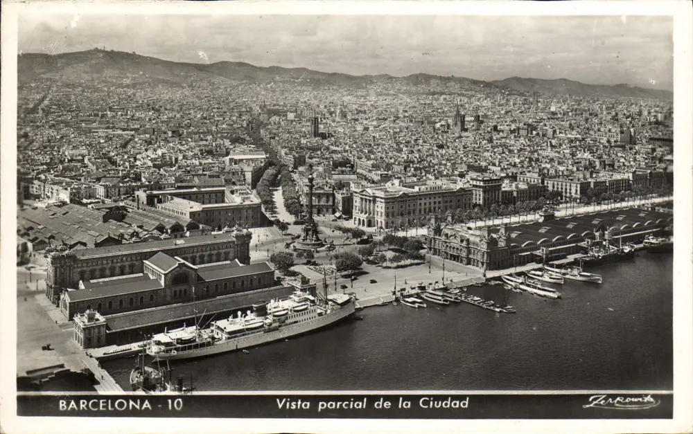 Barcelona - 10 — Teilansicht der Stadt — Zerkount - Vorderseite
