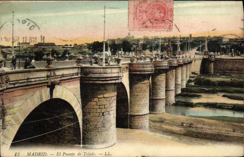 Madrid — El Puente de Toledo — LL. - Frente