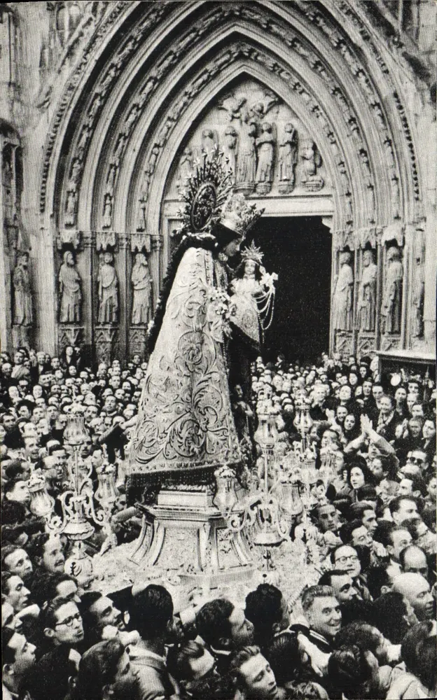 Valência: Porta da Catedral - Frente