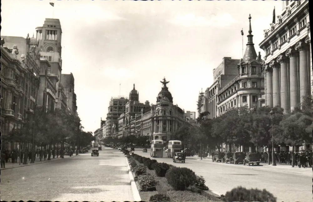 Madrid - Rua de Alcalá e 'El Fénix' — editor Dominguez, n° 49 - Frente