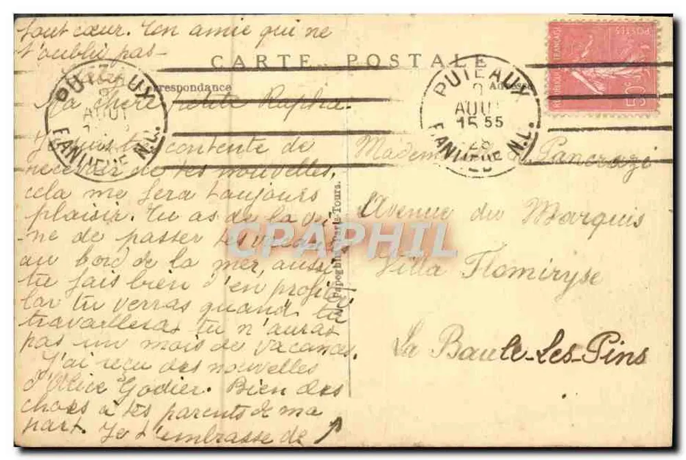 Paris — L'Arc de Triomphe et la Tombe du Soldat Inconnu — A.P. éditeur, n° 444 - Rewers