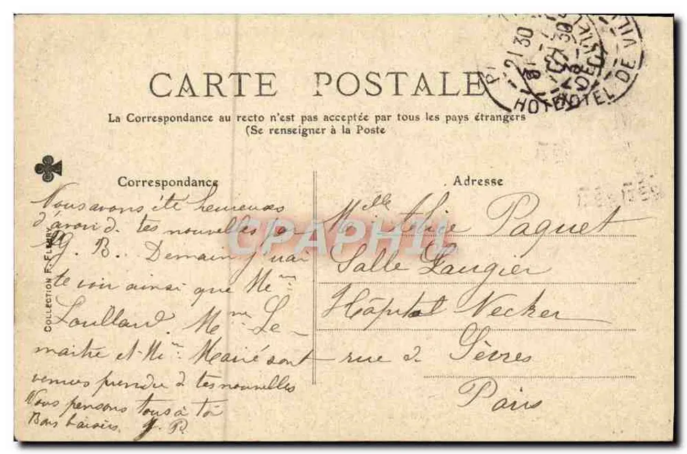 O Ponte Rustique — Parque de Montsouris (XIVe arr.) — Tout Paris 562 - Verso