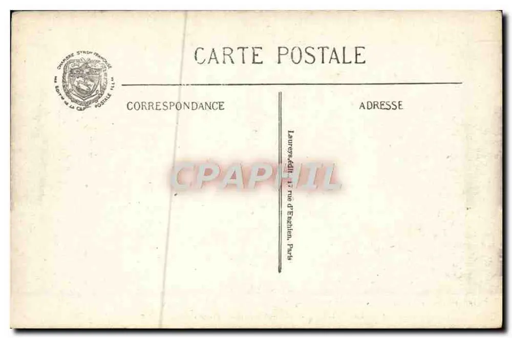 Trauerfeier des Generals Gallieni — Die Prozession verlässt die Invaliden — Visé Paris n° 1005 - Rückseite