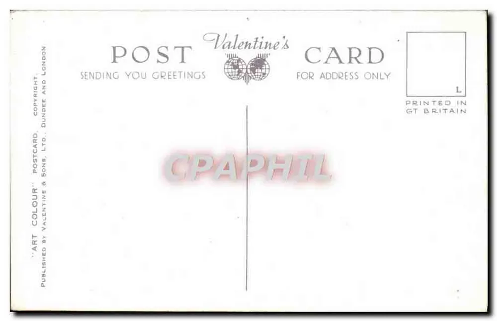 Guarda Retornando do Castelo de Windsor — A. 656 — Valentine's Postcard & Sons Ltd. - Verso