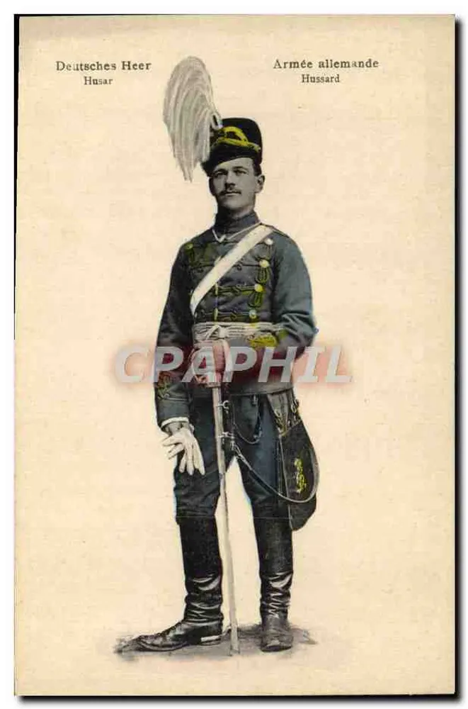Deutscher Husar — Deutsches Heer — Serie 1892 - Vorderseite
