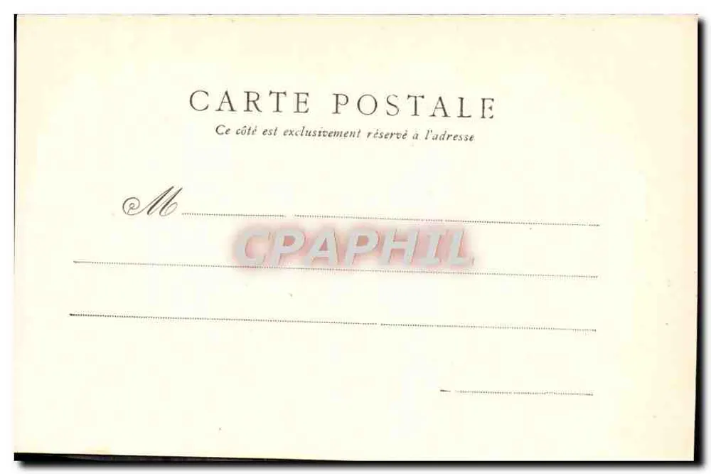 Sarthe — Castelo do Lude — J. Bouveret, editor, Le Mans, n°4 - Verso
