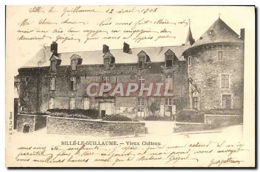 Sillé-le-Guillaume — Vieux Château — J. B. Le Mans - Recto