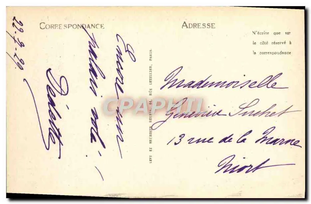 Angers (M.-et-L.) - Museu do Antigo Bispo - LL - Verso