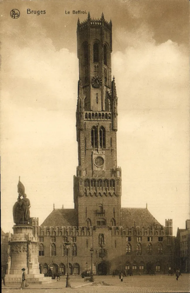 Bruges — O Sino — Nela, Bruxelas, Série Bruges, No. 73 - Frente