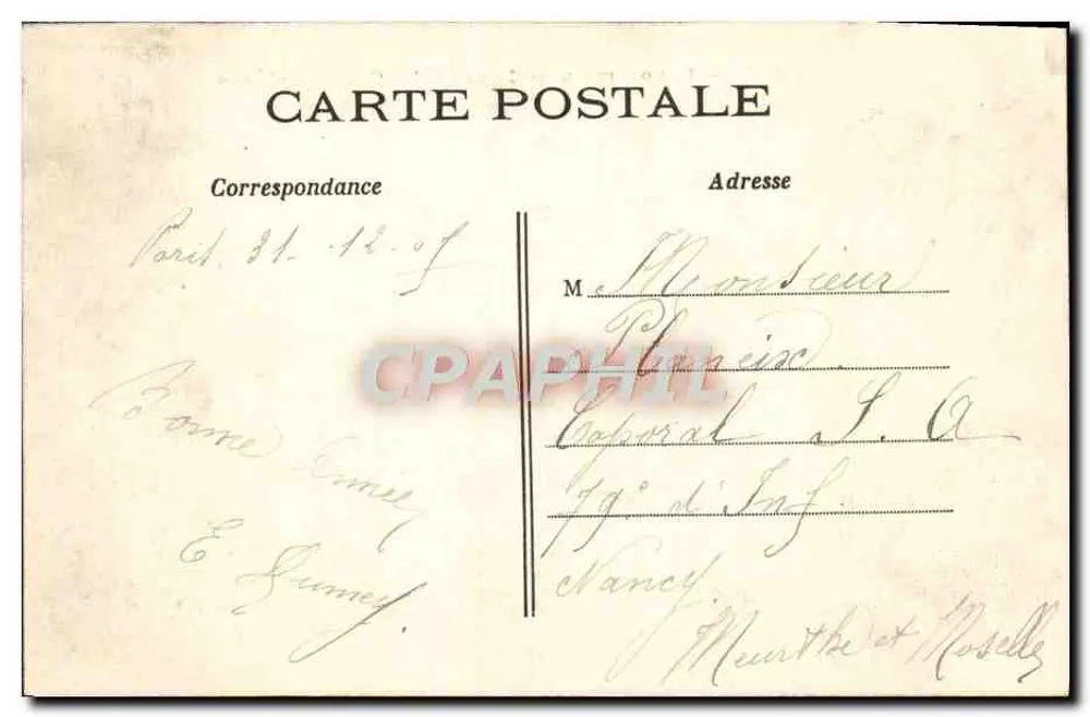 Paris – Panorama in Richtung der neuen Gare d'Orléans — Graphil, n° 185 - Rückseite