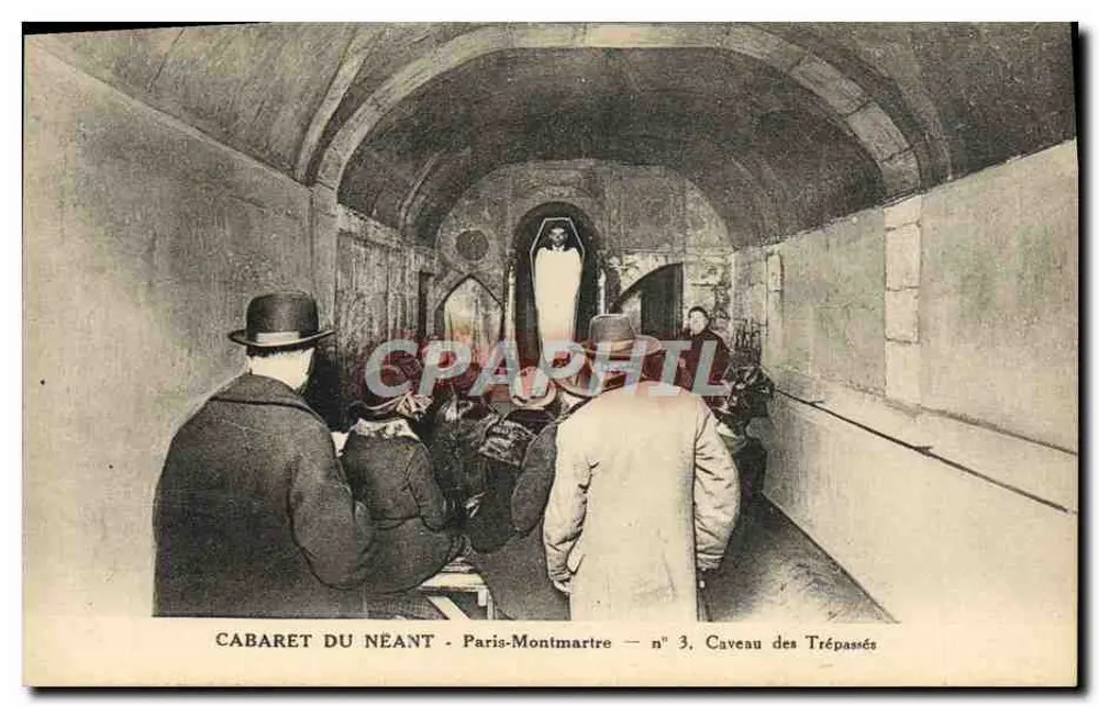 Cabaret du Neant - Paris-Montmartre — Nr. 3, Caveau des Trépassés - Vorderseite