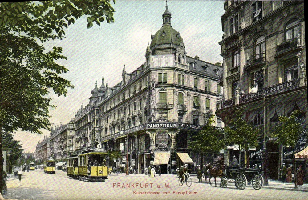 Frankfurt a.M. — Via Imperiale con Panoptikum — Dr. Trenkler Co., Leipzig, Pkt. 64 - Recto