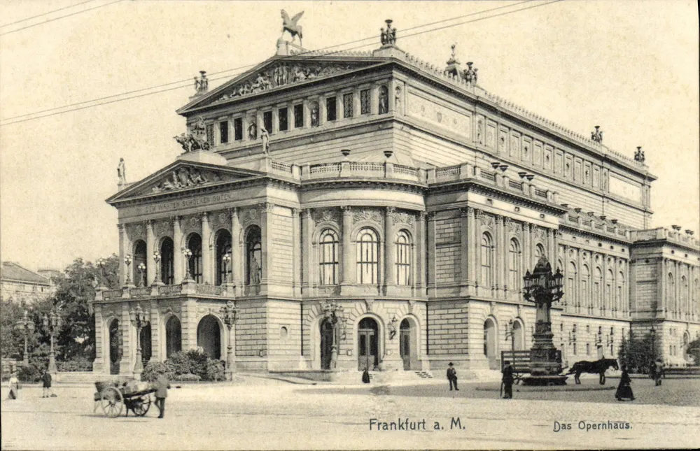 Frankfurt a. M. — Das Opernhaus — éditeur non identifié - Frente