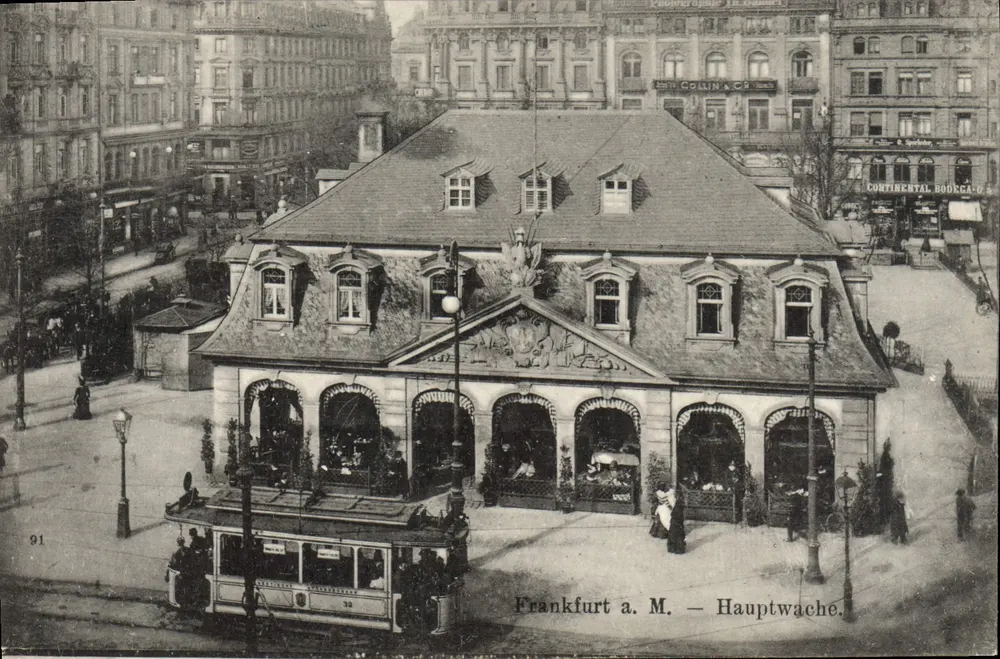 Frankfurt a. M. — Hauptwache — publisher Frankfurter Lichtbudenanstalt - Front