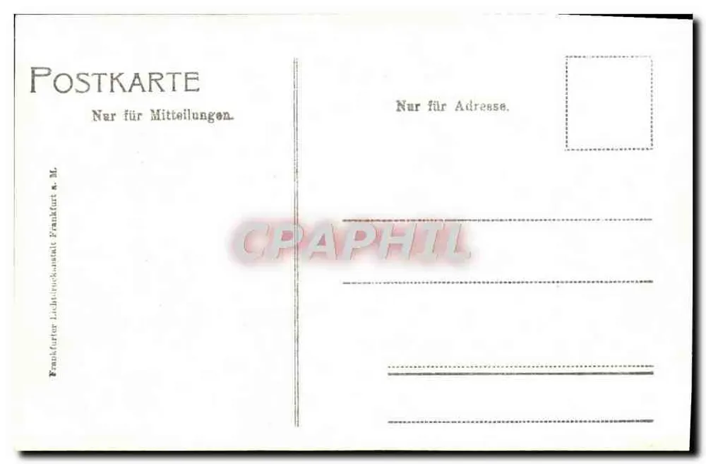 Frankfurt a. M. — Rathaus e Monumento da Unidade — Frankfurter Lichtscheinkanal - Verso