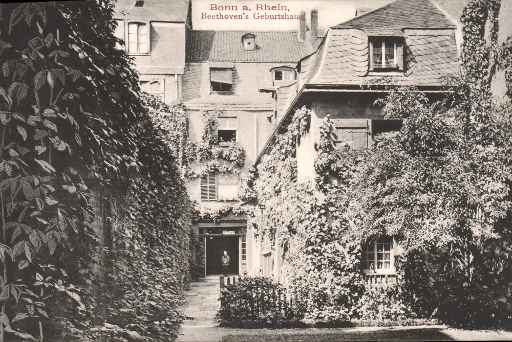 Bonn a. Rhein, Beethoven's Geburtshaus — maison natale de Beethoven — éditeur Ludwig Test, Mainz, n° 106953 - Recto