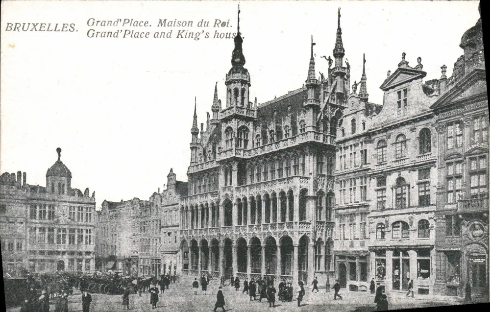 Brüssel. Grand'Place. Königshaus — Seriennummer nicht sichtbar - Vorderseite