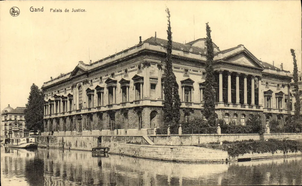 Gand — Palácio de Justiça — Editor Nels, série 3, n° 24 - Frente