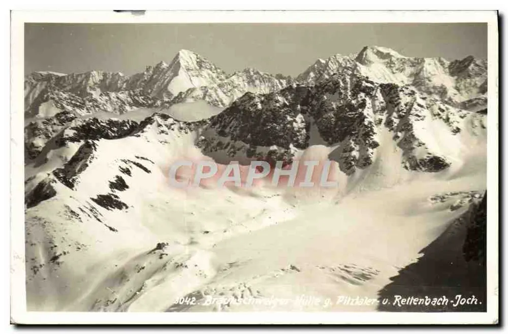 Braunhirschweiler Hütte g. Pitztaler u. Rettenbach-Joch — editor: Echte Photographie, n° 3042 - Frente