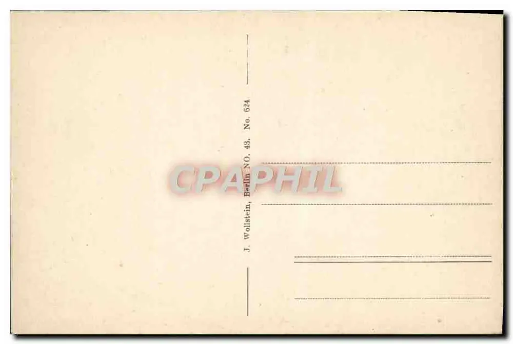 Düsseldorf — Kunstakademie und Museum — J. Wollstein, Berlin, N° 43, No. 634 - Verso