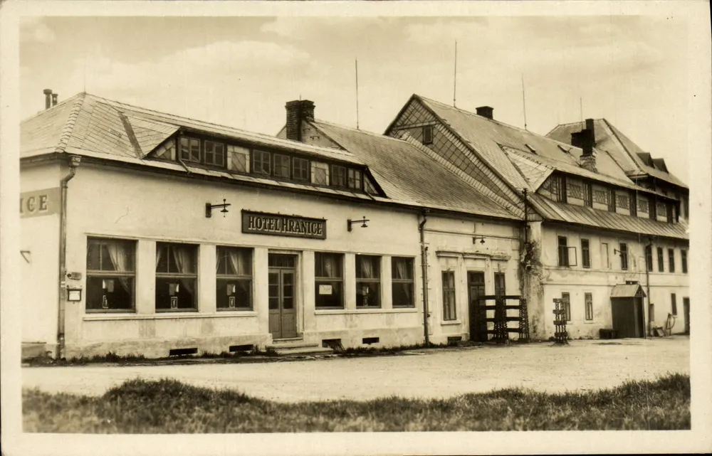 Hotel Hranice — Krušné hory, Moldava in Böhmen — Verlag ORBIS, n° 020643 - Vorderseite