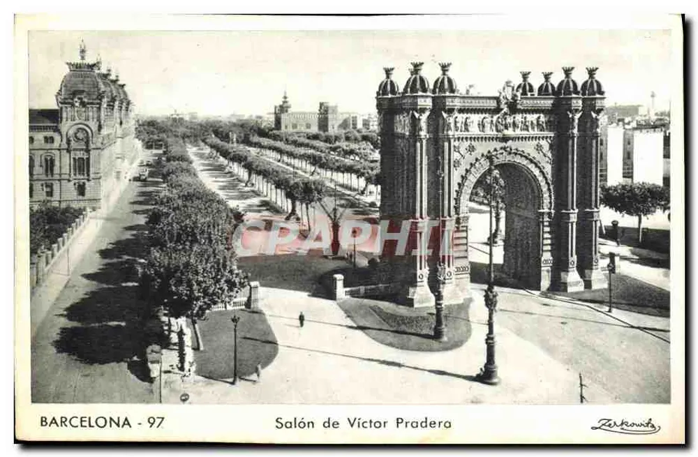 Barcelona - 97 — Salão de Víctor Pradera — Zerkowitz - Frente