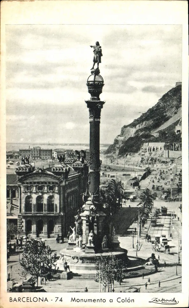 Barcelona - 74 - Monumento a Colón — Zerkowitz - Frente