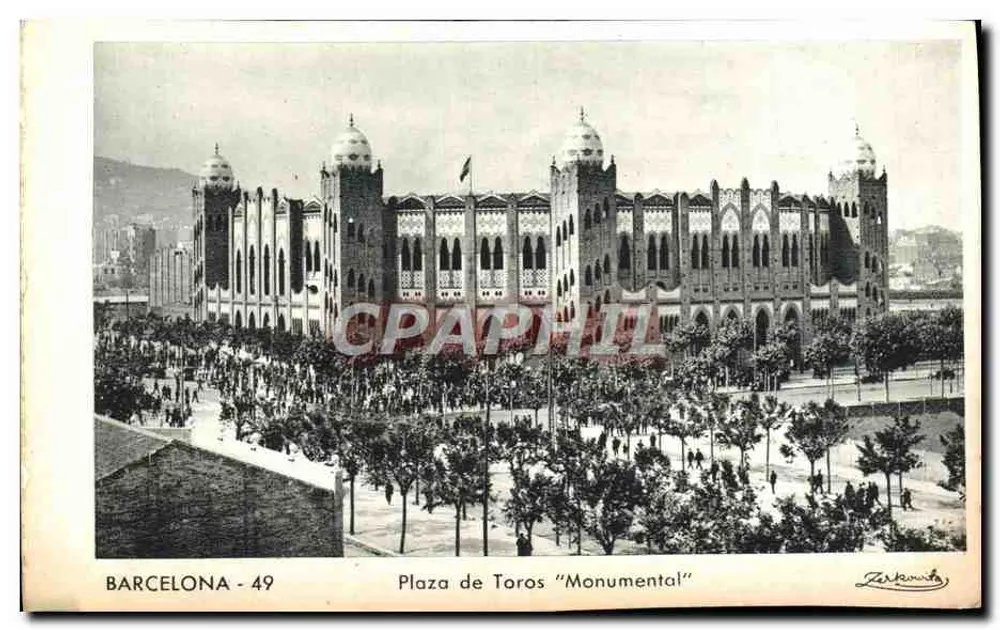Barcelona - 49 — Plaza de Toros "Monumental" — Zarkany - Frente
