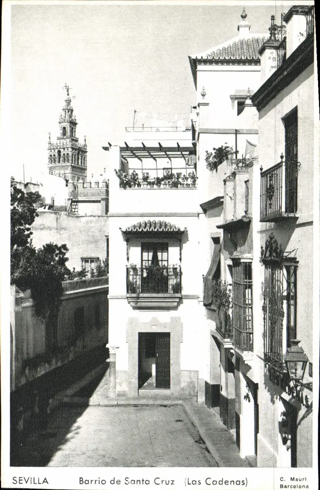 Sevilla — Viertel Santa Cruz (Las Cadenas) — C. Mauri Barcelona - Vorderseite