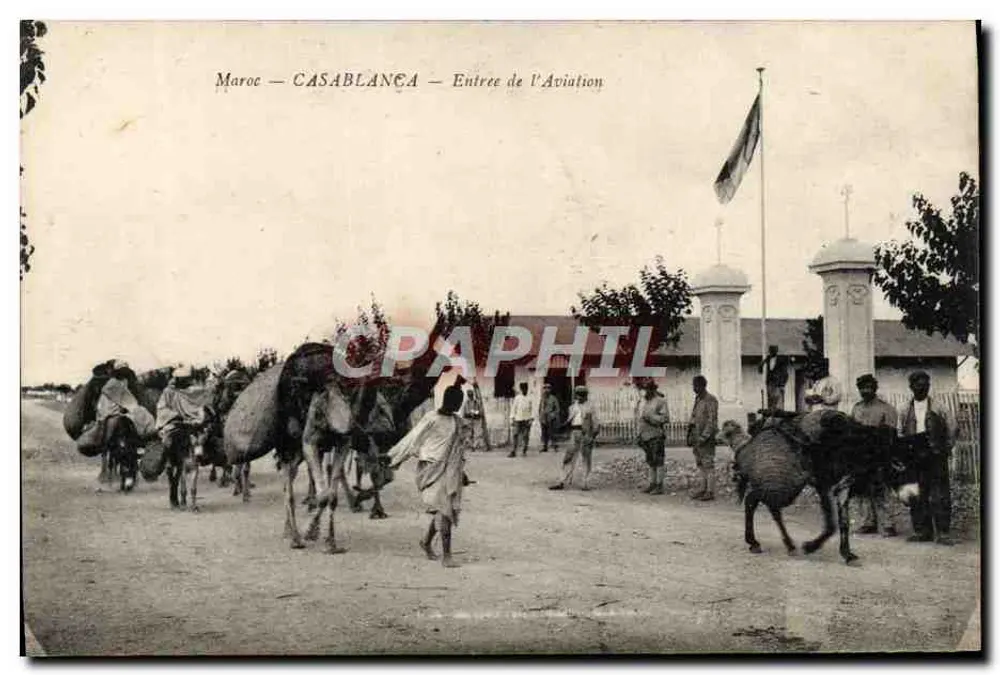 Casablanca — Eingang zur Luftfahrt - Vorderseite