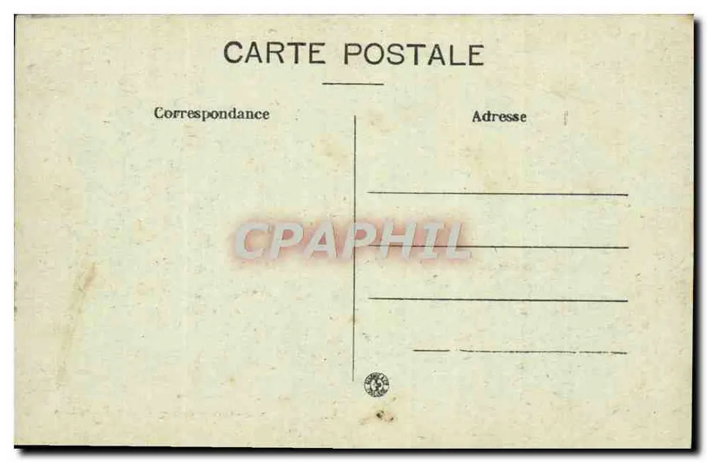 Place de la Poste Française em Casablanca — editor Marie, n° 51 - Verso