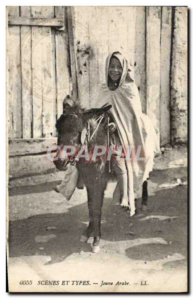 एक युवा अरबी — दृश्य और प्रकार — एक युवा अरबी — एल.एल. — संख्या 6055 - आगे