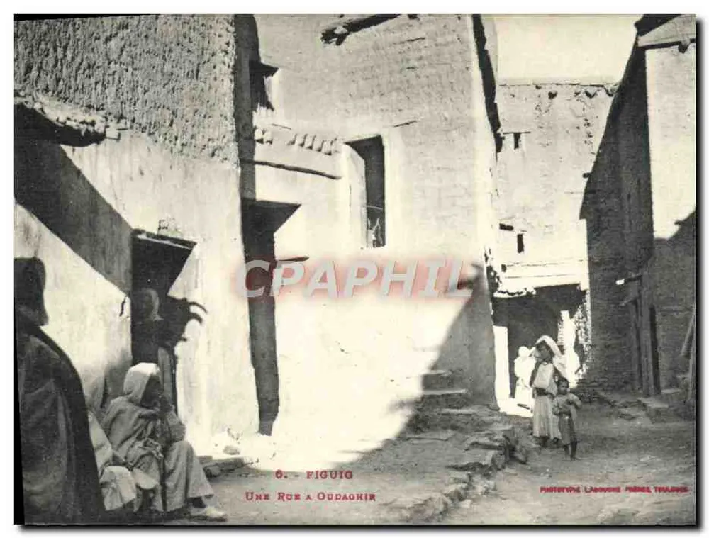 ओउदागिर के एक गली — फिगुइग — फोटोटाइप लैबूश भाइयों, तौलूज़ - आगे