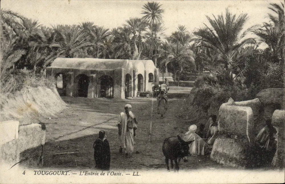 Touggourt — A Entrada da Oasis — LL. - Frente