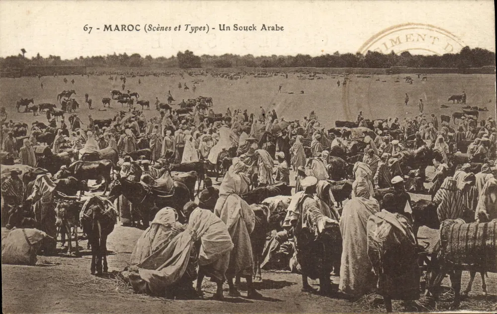 MAROC (Cenas e Tipos) - Uma Feira Árabe - Frente