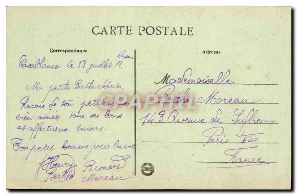 O poço marroquino — Cenas e Tipos — Maïllet, fot., Casablanca — n°90 - Verso