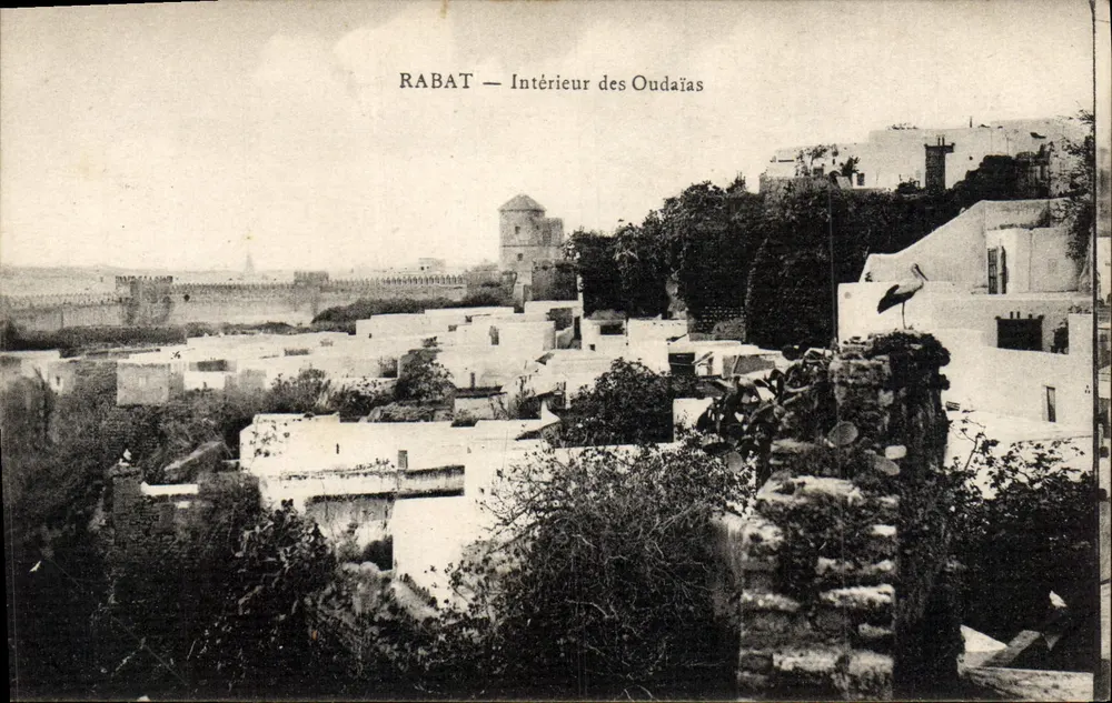 Rabat — Interior das Oudaïas — Editor não identificado - Frente