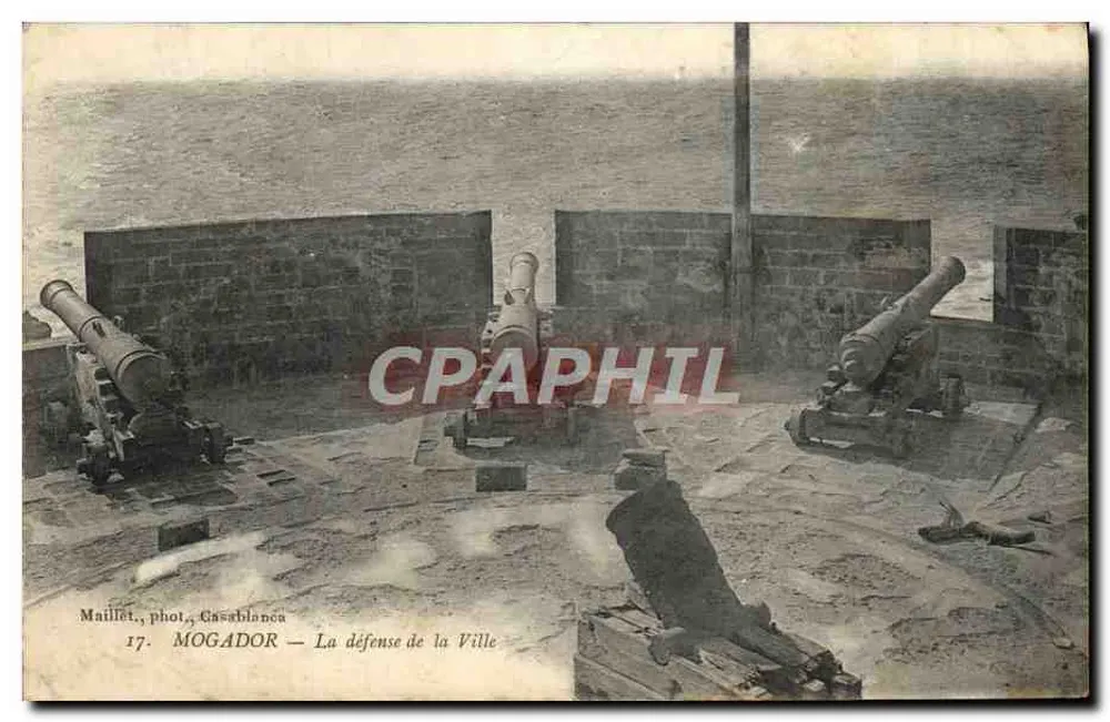 Mogador — La défense de la Ville — Maillet, phot. Casablanca, n°17 - Vorderseite