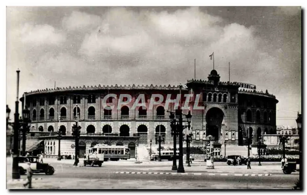 Plaza de Toros de Barcelona — Editor Núm. 3 — Série de cartas postais - Frente