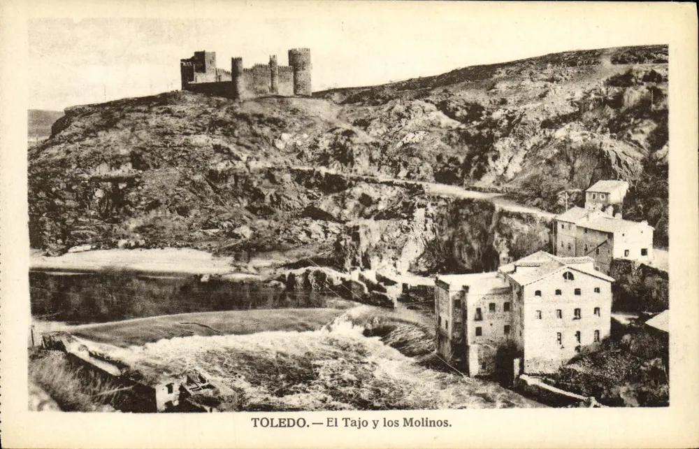 TOLEDO — El Tajo y los Molinos — Heliotipia Artística Española, Madrid - Vorderseite