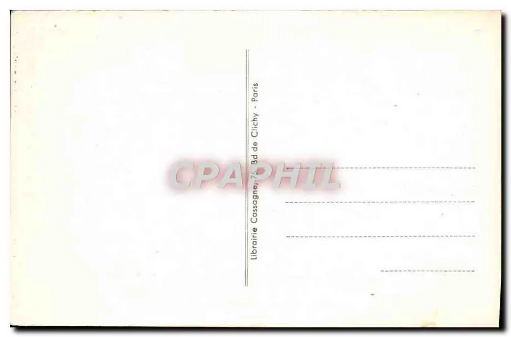 Tunis — Rue Sidi-Ben-Arous com minarete — Bilhete postal antigo 81 - Verso