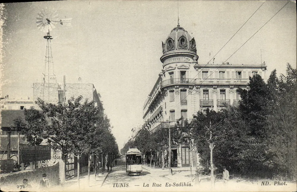 TUNIS — A Rue Es-Sadihia — ND. Fot. n°273 - Frente