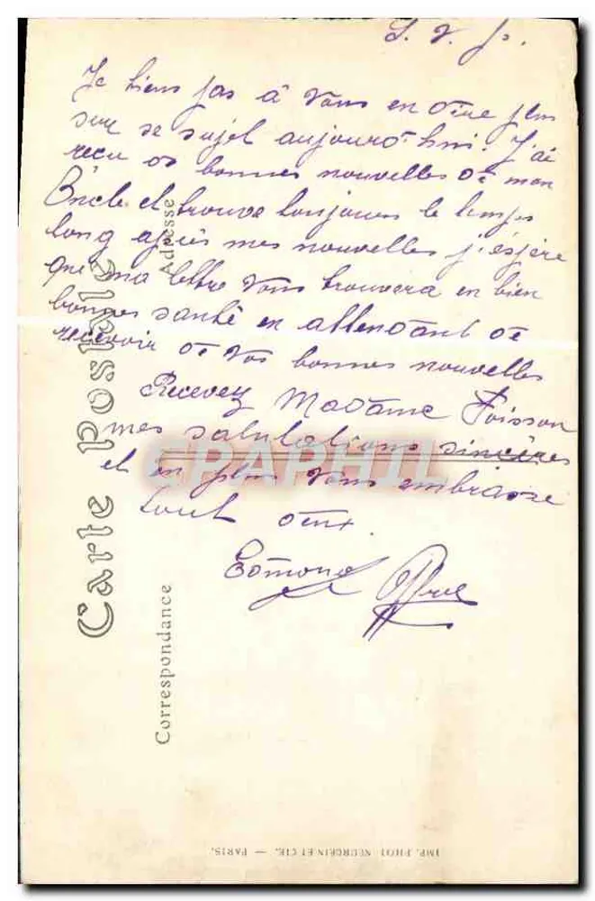 TUNIS — A Rue Es-Sadihia — ND. Fot. n°273 - Verso
