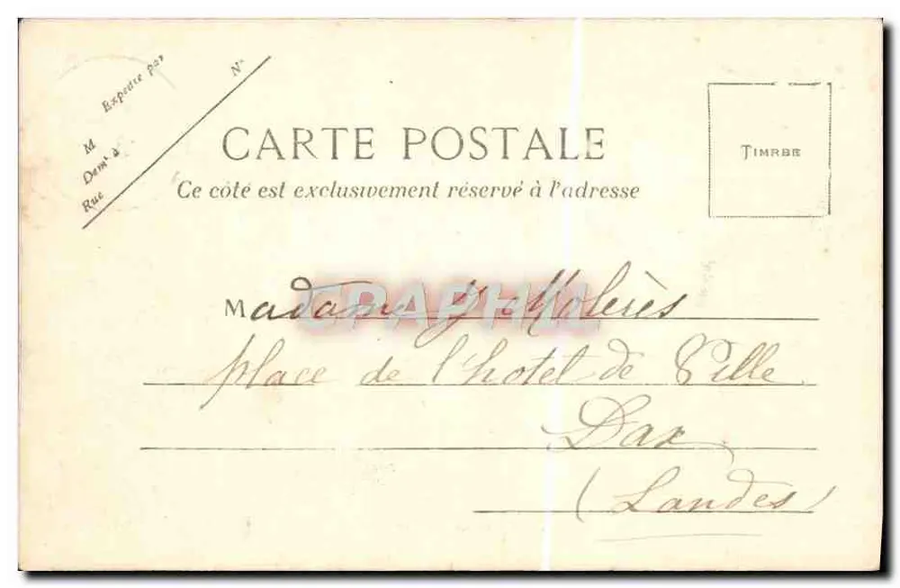 Tunis — Porta da França — J. Geiser, Alger - Verso