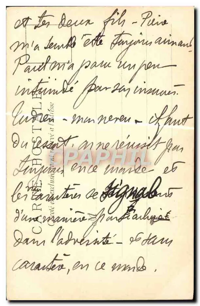 Indígena Tunisiano — F. Soler, fot. Tunis - Verso