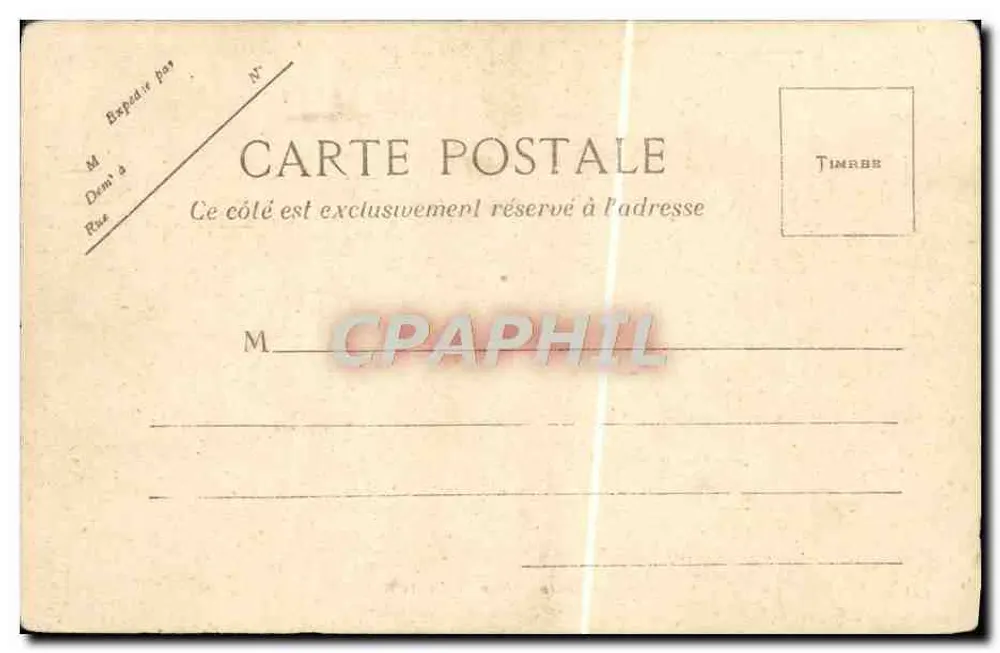 Tunis — Rue Al-Dzazira — J. Getiser, Alger, n°121 - Verso