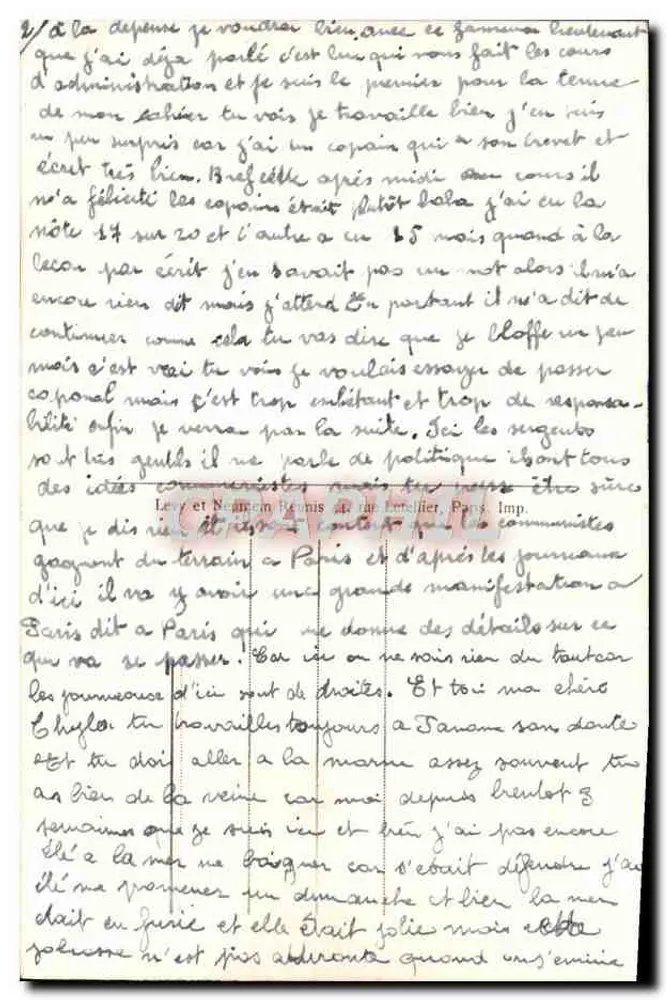 Bizerte — Il Vecchio porto e la Kasba — LL, n°28 - Verso