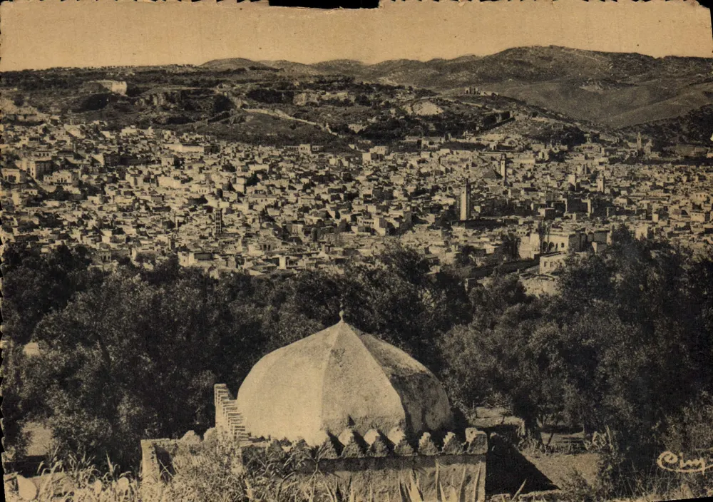 Fès-Médina — View from Bab-Félouh — Héliogravure Combier Macon - Vorderseite