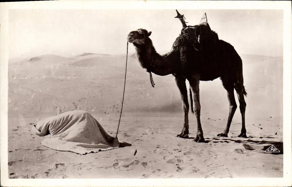 Gebet in der Wüste — Editions Reunis du Maroc — Nr. 1120 - Vorderseite